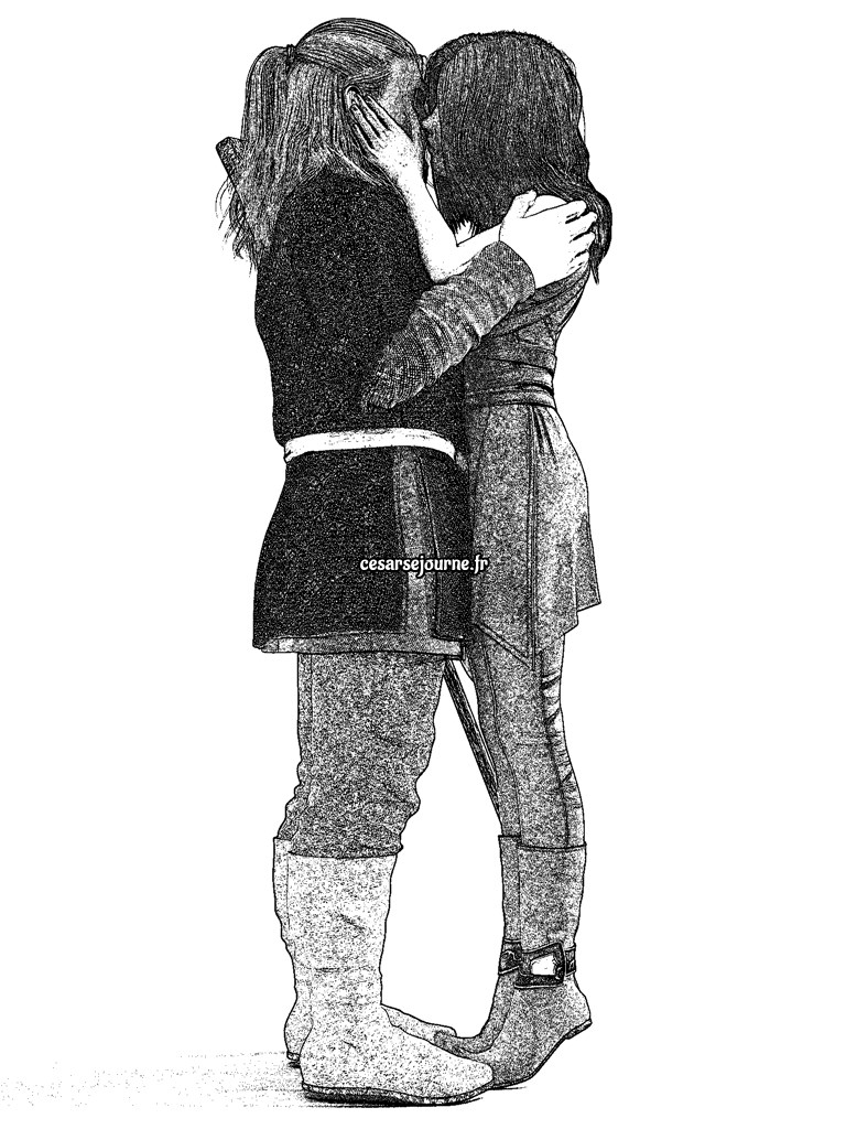 Illustration du baiser Relgina & Bur