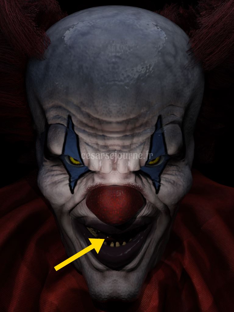Traitement post-image du clown
