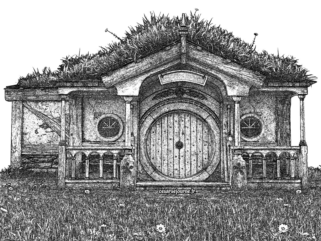Illustration d'une maison naine