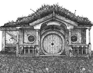 vignette illustration d'une maison naine